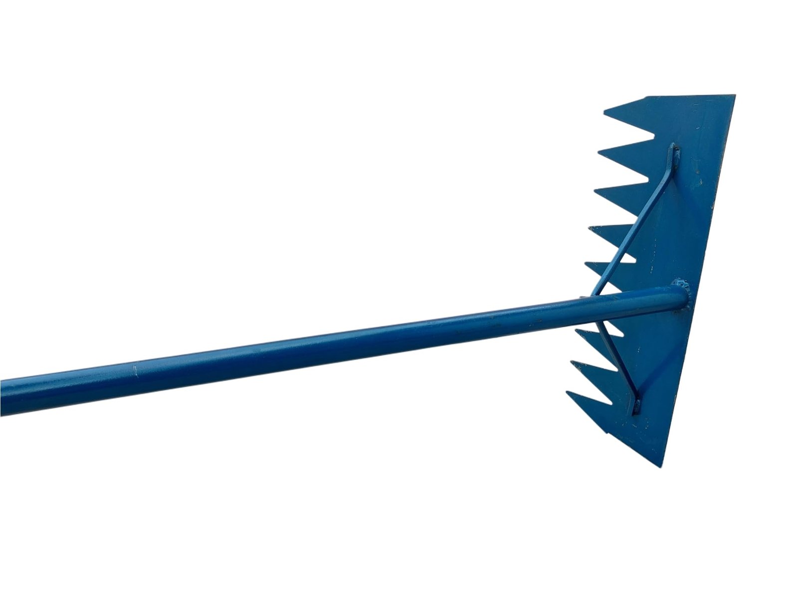 Shree Somgiri Heavy Duty Iron Garden Rake with 4 FT Long Iron Handle Wide Sharp Iron Teeth -14 inch for Efficient Lawn & Yard Clean-up Multi-Purpose Garden Tool for Soil Leveling, Leaf Raking - Image 6