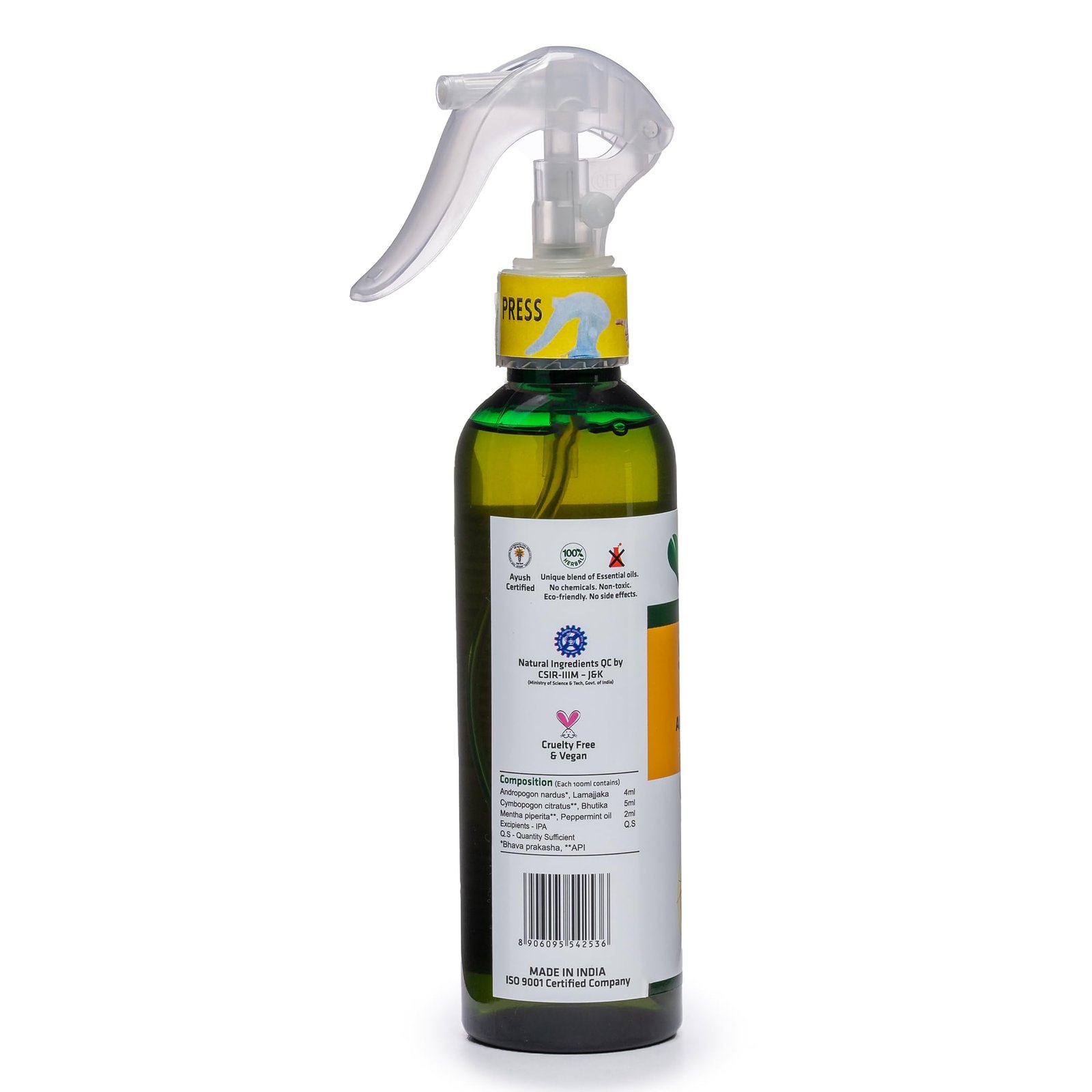 STRATEGI Herbal Ant Repellent Spray 200 Ml | 100% Herbal, Eco-Friendly, And Biodegradable | Safe For Babies, Pets, And Skin | Ayush Certified - Image 3