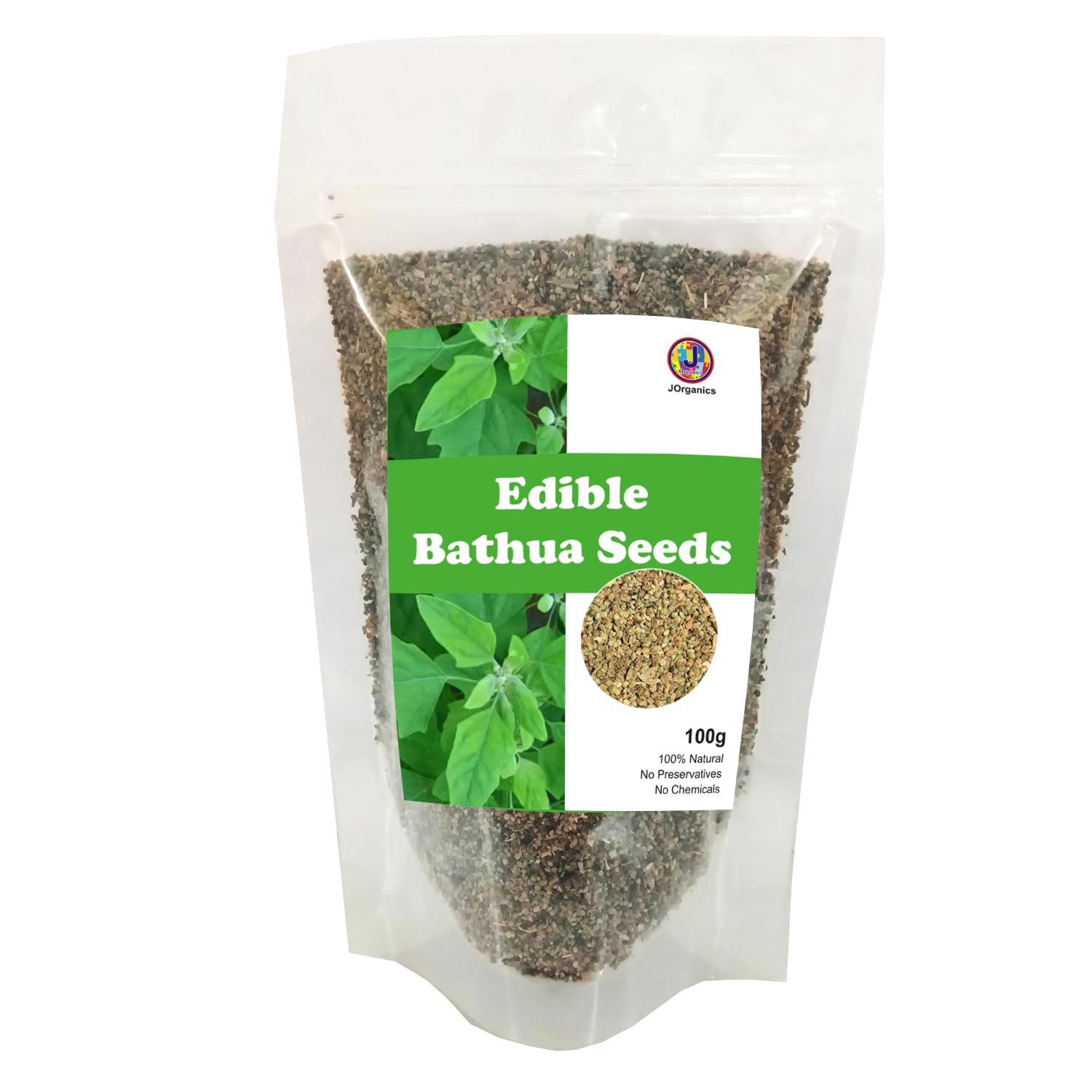 JOrganics Bathua Seed (Bathua Beej) | Nutrient-Rich & Versatile for Eating, Home Gardening - 100Gram, Pack of 1