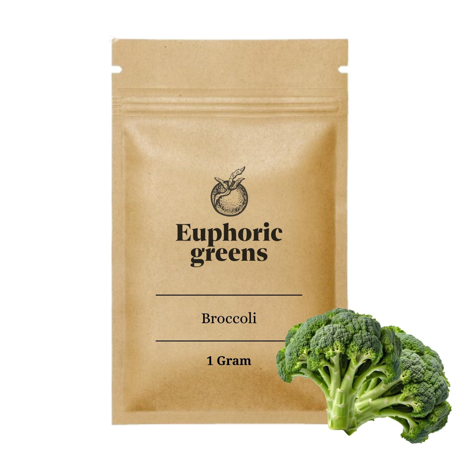 Broccoli Seeds, Green, 1g