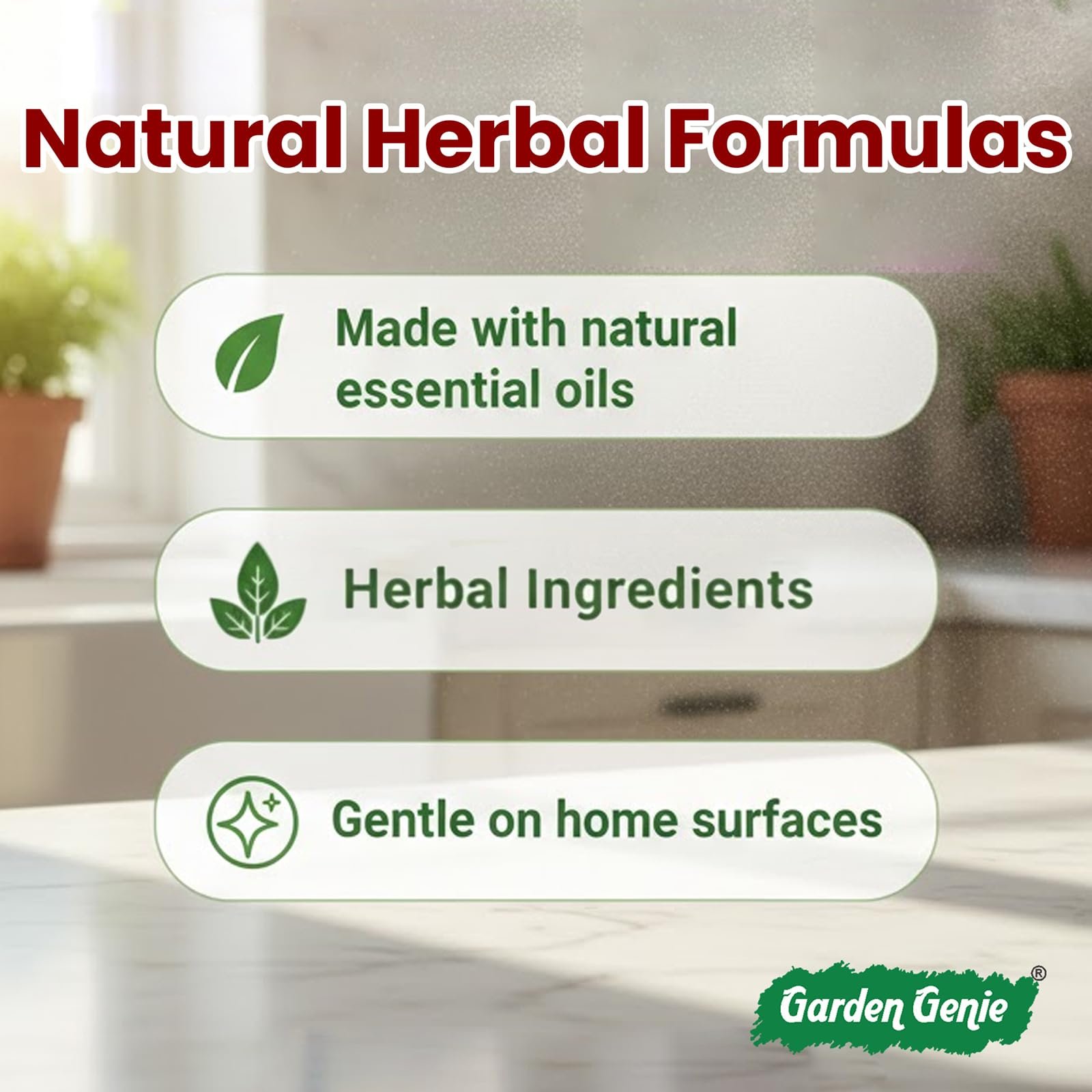 Garden Genie Herbal Lizard Repellent Spray for Home & Kitchen, 100ml - Image 4