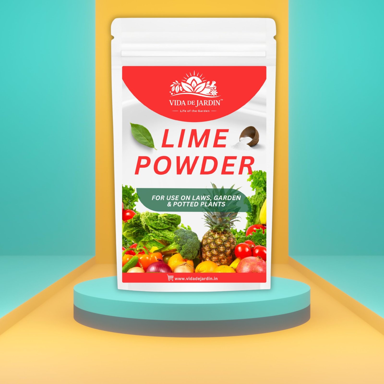 Vida de Jardin Organic and Natural Lime Powder for Plants | Garden Lime Soil Conditioner and pH Balancer | Ideal for Lawns, Gardens and Potted Plants | 5kg - Image 2