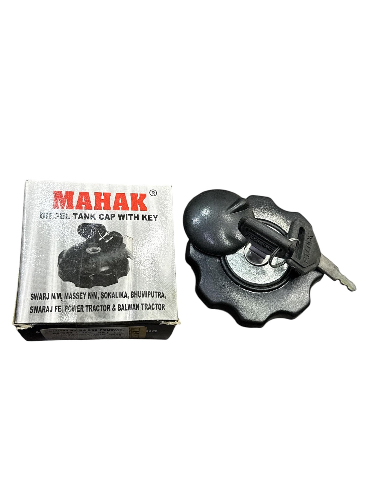 MAHAK Diesel Tank Cap with Key for Eicher N/C Tractor | Heavy Duty Die Cast Fuel Tank Lock Cap | Anti-Theft Locking Design | Durable Metal Replacement Spare Part - Image 2