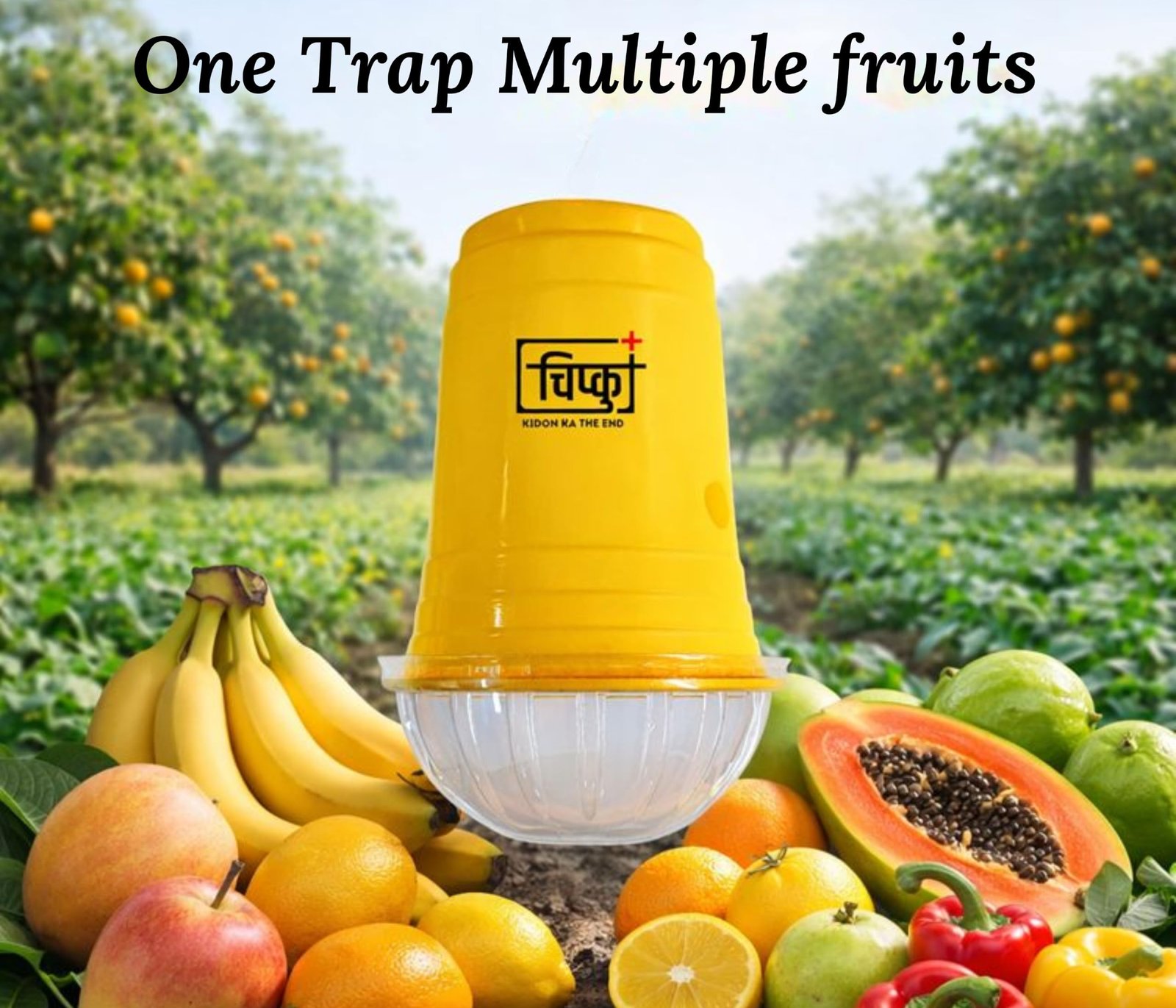 Chipku Glass Trap & Fruit Fly Lure Pack of 5 Traps for Garden & Agriculture to Control Bactocera Dorsalis|Fruitfly Trap for Mango, Guava, Papaya & All Fruit Crop for Guaranteed Results - Image 9