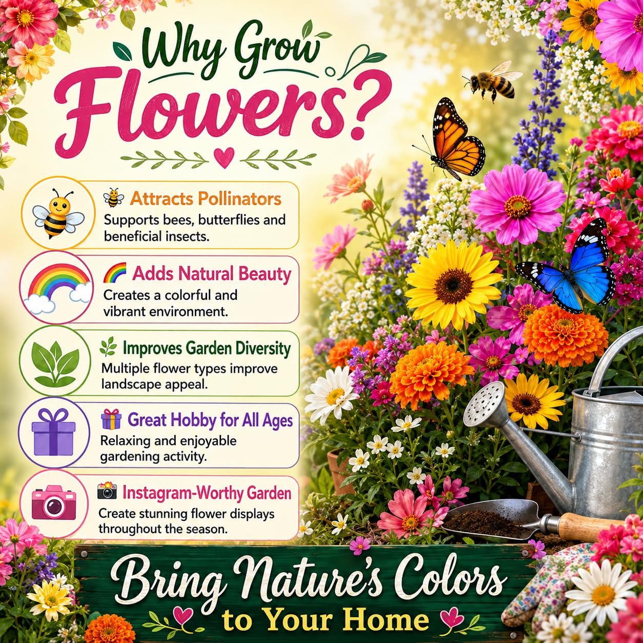 All Season Flower Seeds Combo Pack for Home Garden – 45 Varieties, 2700+ Seeds for Balcony, Terrace & Outdoor Gardening | High Germination Mixed Flower Seeds Kit for All Seasons - Image 6