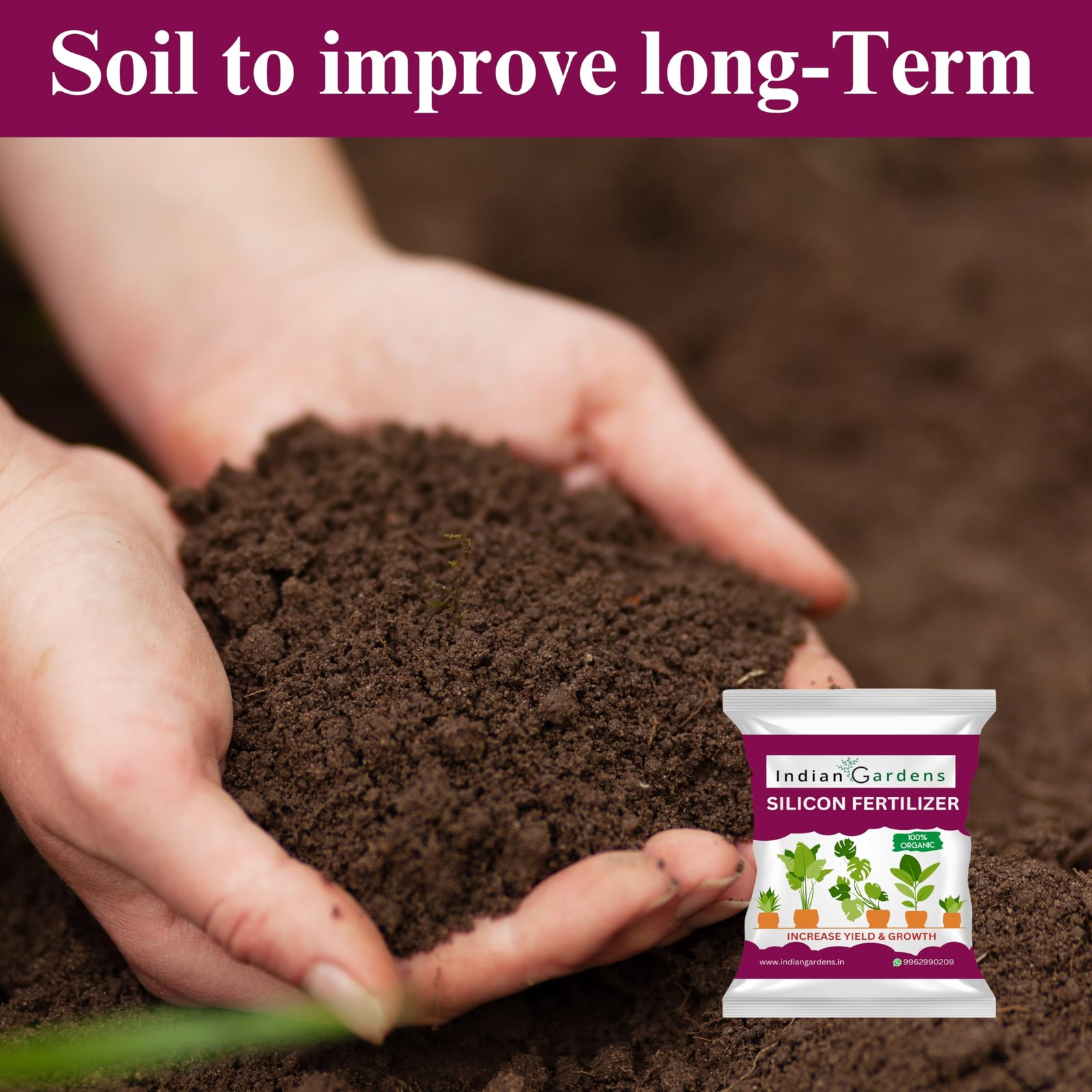 Indian Gardens - Silicon Fertilizer for Plants | Plant Nutrient and Plant Food | Gardening (400 Grams) - Image 2