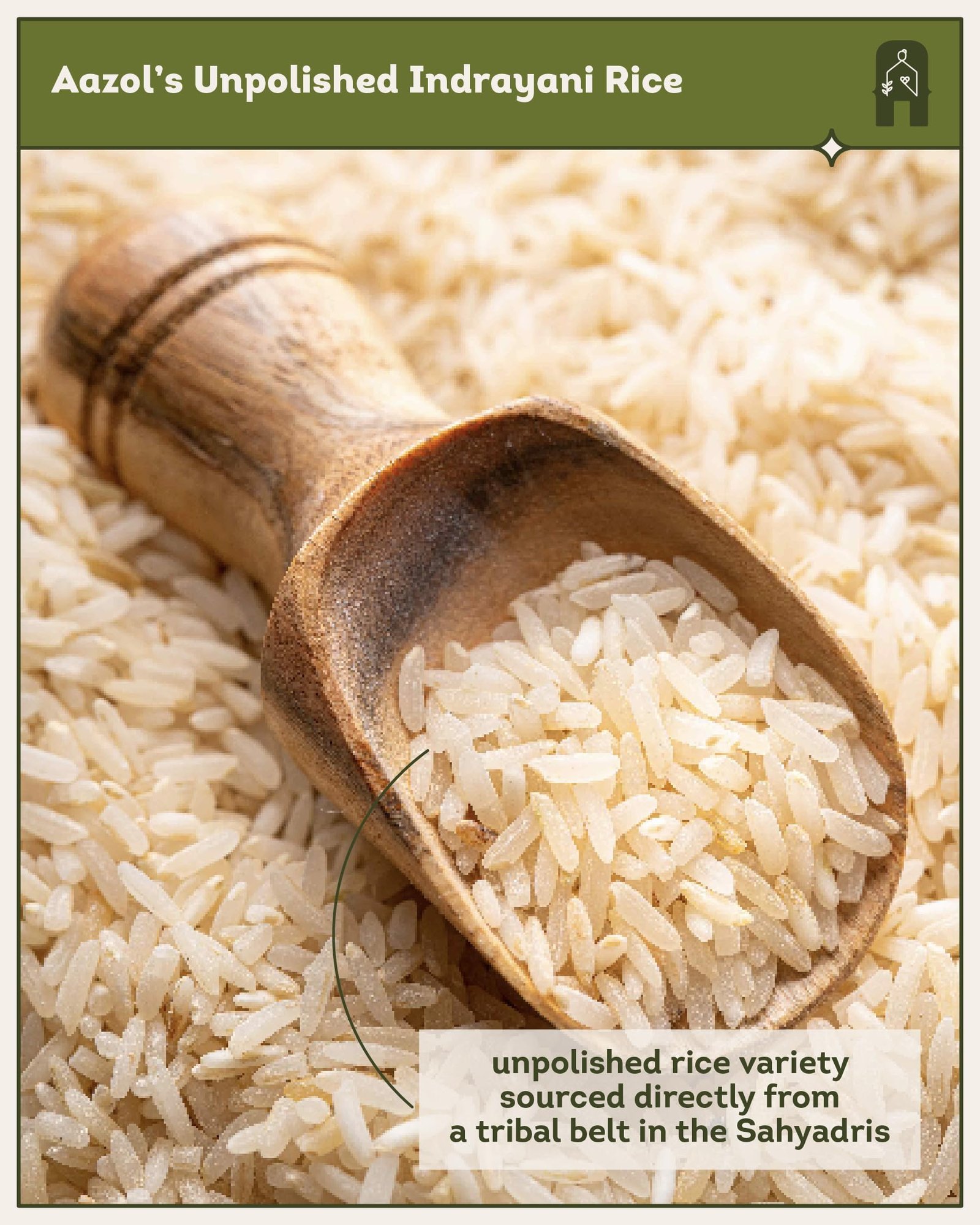 Aazol Unpolished Indrayani Rice - 1kg | Sticky Rice | Perfect for Asian Dishes | Naturally Aromatic | Hand Pounded Native Variety - Image 3