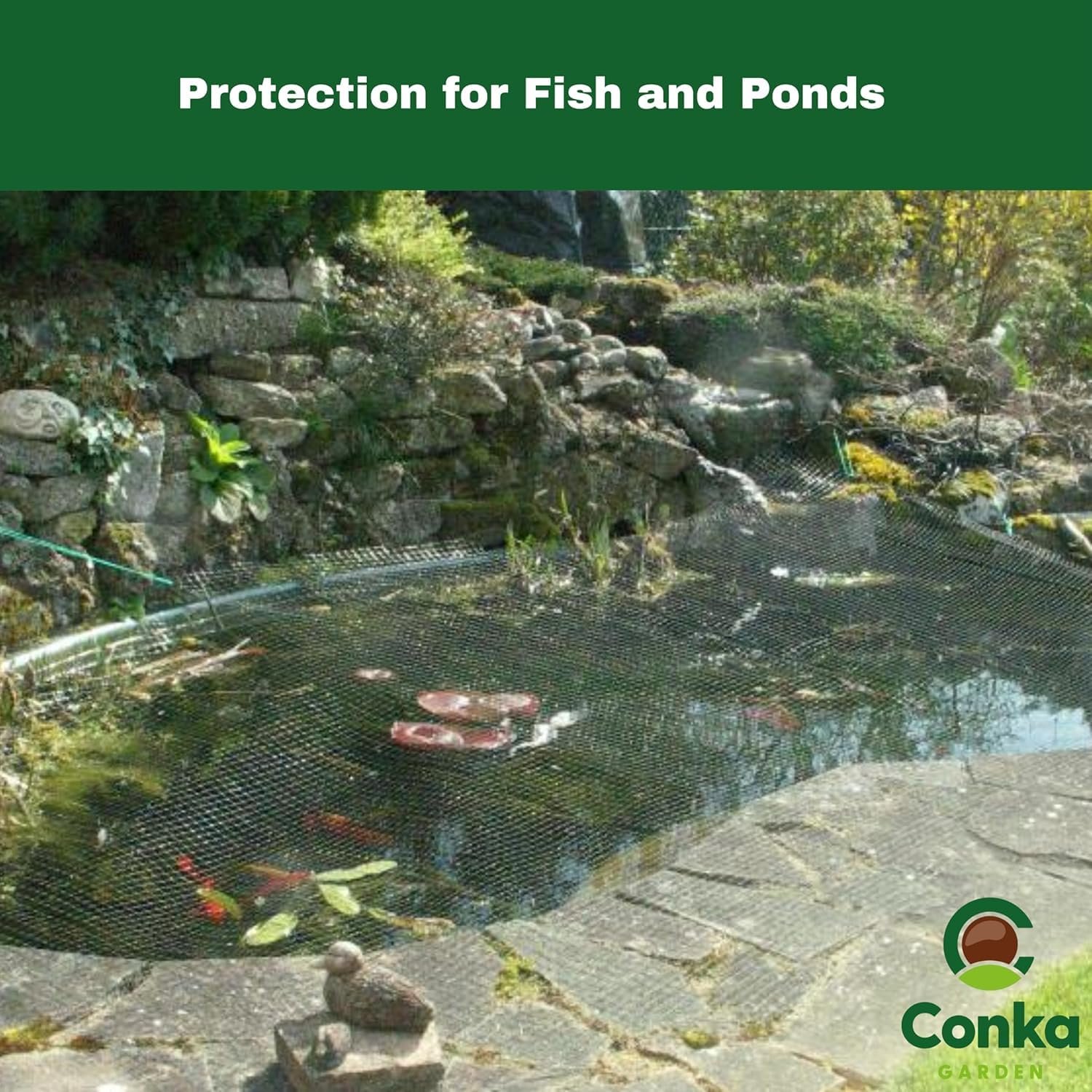 Extra Strong Woven Mesh Garden Netting Heavy Duty Anti Bird Pond Fruit, Pea Plant Protection Professional Grade. Various Sizes (4m Wide, 15m Long) - Image 6
